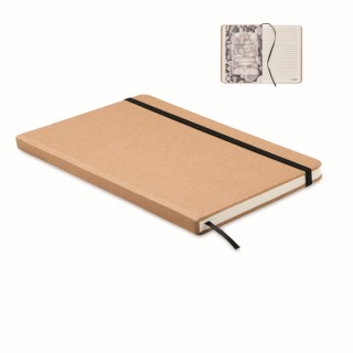 Libreta A5 cartón reciclado con hojas rayadas